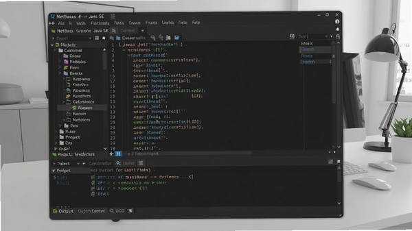 NetBeans for Java SE ������Ԥ��ͼ��չʾ��ɫ����༭���������Ŀ���͵ײ��������̨����������רҵ������Ϊ�ִ��칫����