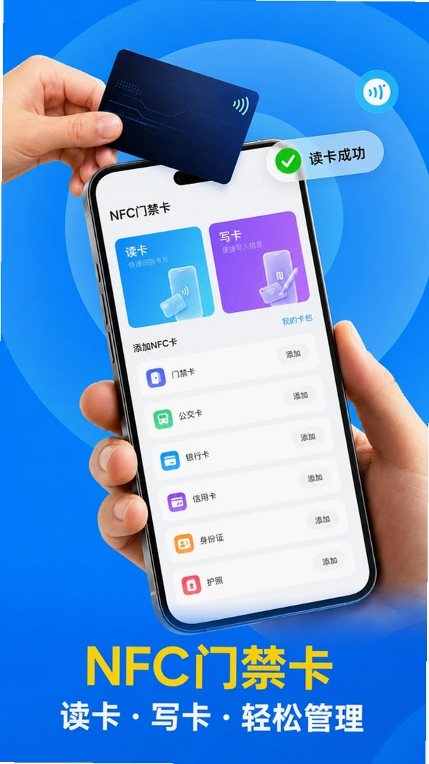 NFC门禁卡读写运行截图