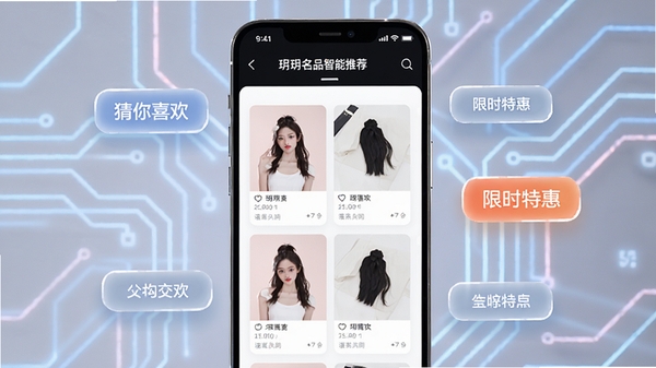 ��Ʒ�����Ƽ����棬�ֻ���Ļ����ʾ���Ի���Ʒ�б�����Χ�и�����ǩ�硰����ϲ��������ʱ�ػݡ�������Ϊǳɫ�Ƽ��������������ִ�ʱ��