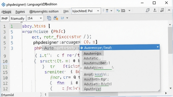 phpdesigner(���������ð�)����༭������д��չʾPHP�����ɫ�﷨�������Զ���ȫ�����б�������������������ɫ����