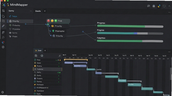 MindMapper����������������棬չʾ�ڵ��ϵ����ȼ�ͼ��ͽ��������Լ���ͼ�·����ɵĸ���ͼ��ͼ���������רҵ��Ч