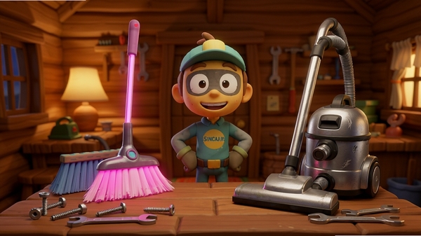 Sweeper Sinclair��ɫվ�ڹ���̨ǰ����ǰ�����Ŷ�����͸����ɨ�������������������ķ�ɫɨ��ͻ�е��ʮ�����ɫ������������̨������˿���Ͱ��֣���������ܰ��Сľ���ڲ���ůɫ�����ߣ�ͻ��װ�������ķḻѡ��