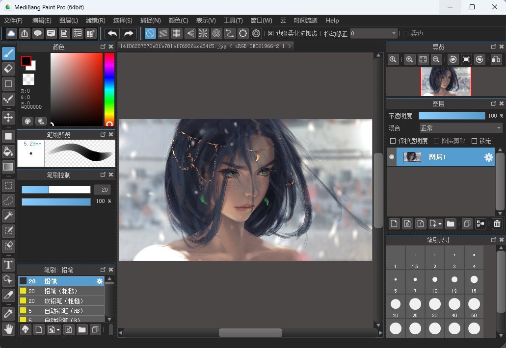 MediBang Paint 29.1������ʽ�����н�ͼ