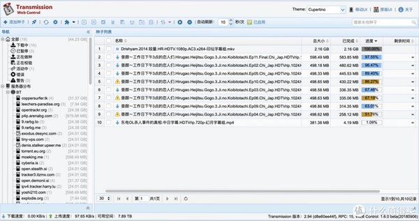 Transmission 2.93 界面