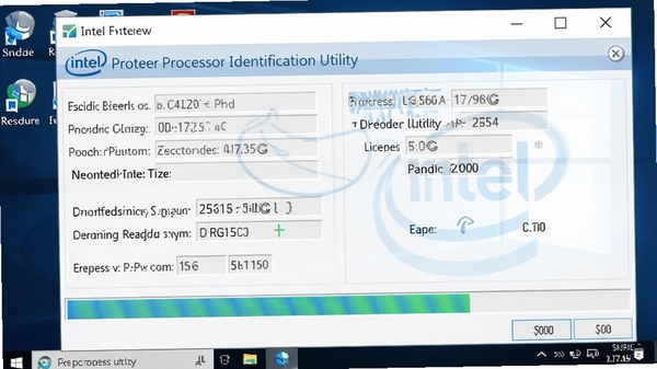 IntelӢ�ض�Processor Identification Utility�������м����̽�ͼ���������ڶ�ȡ��������Ϣ����������̬��ʾ������ΪWindows���棬����������Ȼ