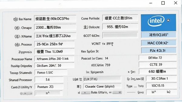 IntelӢ�ض�Processor Identification Utility������ϸ���������ͼ������չʾ���������ơ�����������Ƶ���������Ϣ��������ʽ���֣�����Ϊǳ��ɫϵͳ����