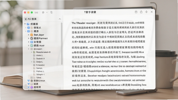 һ����ΪTReader�Ķ�����������������棬չʾ���һ���������������ڣ����Ϊ�鼮Ŀ¼�����Ҳ�Ϊ�����Ű��������Ķ����򣬽������ǳɫ��������ƣ������黯�������Χ�������ʣ��ʺϳ�ʱ���Ķ���������Ⱦ����Ʒչʾ���