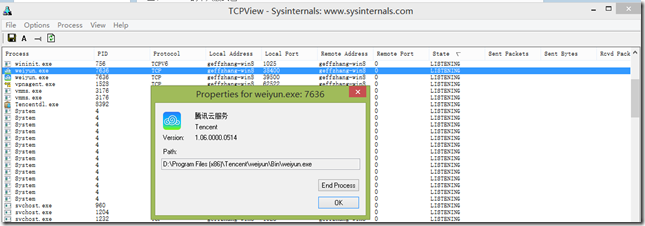 TCPView �Ҽ��˵� �������� �ر����� �Ų�������Ϸ���