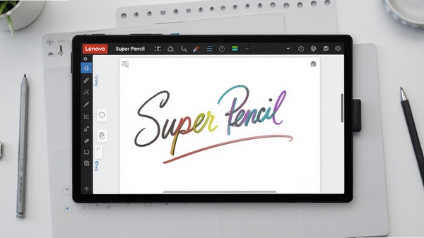 Lenovo Super Pencil ����������Ԥ��ͼ��չʾ���Ĺ��������ɫ��д����������Ϊǳ��ɫ����̨����������Ϊ�������ھ��У�ͻ����д�ʼ�����������ɫ�ʷḻ�ȣ������������������ʺ���������ͼ��