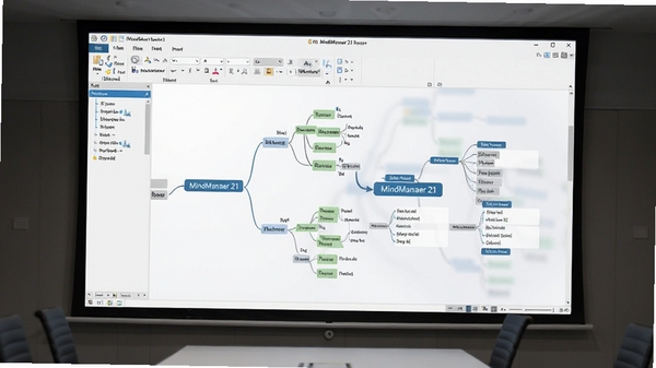 MindManager 21 ��ʾģʽ���棬չʾ��ͼ�Իõ�Ƭ��ʽȫ��չʾ��������֧��չ�������������࣬�ص�ͻ�������רҵ���ʺ���Ϊ����չʾͼ