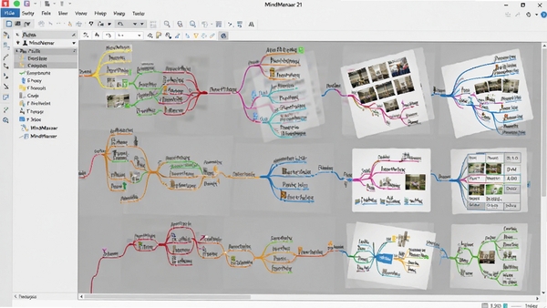 MindManager 21 ˼ά��ͼ�༭���棬չʾ����������ʽ�Ͳ��֣�������ͬ��ɫ�ķ�֧��ͼ�ꡢͼƬ�����ӣ�����ϸ��������ɫ�ʷḻ�����רҵ���ʺ���Ϊ����չʾͼ