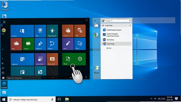 Win10���俪ʼ�˵�һ���л�������ʾ��������л���ť������Ӵ�����ʽ��Ϊ����˫����ʽ������ΪWindows 10���棬����������Ȼ��ͻ������������