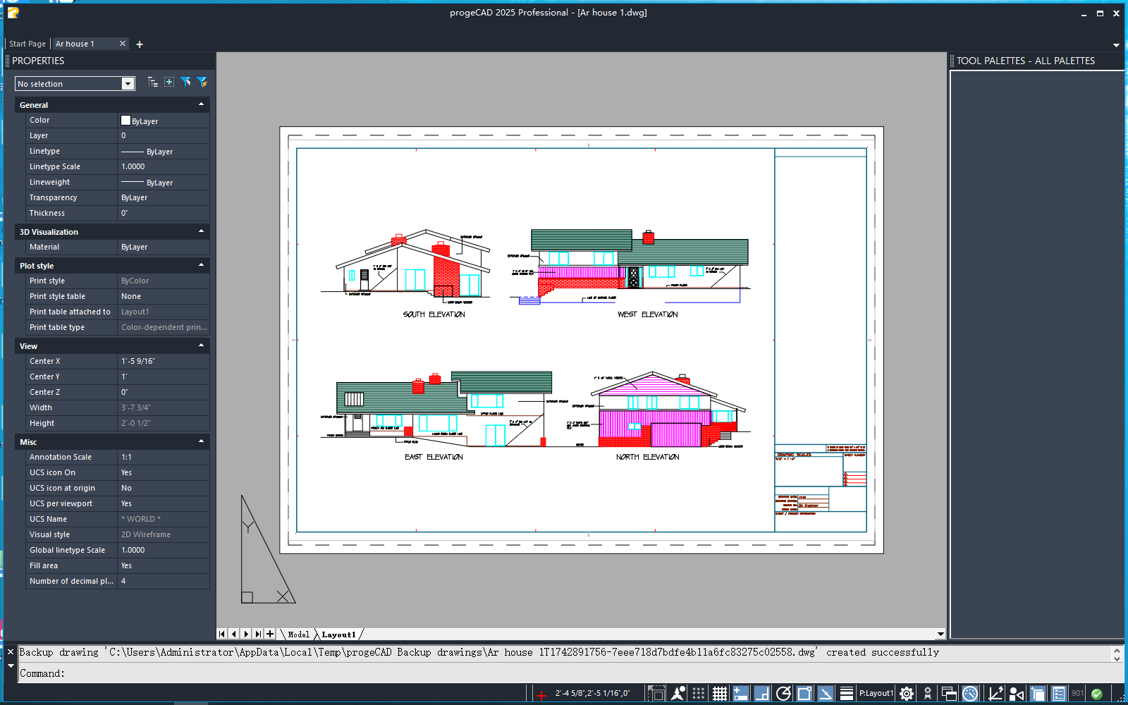 progecad 2027 Professional中文激活版运行截图