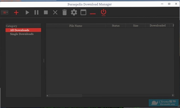 Persepolis Download Manager运行截图