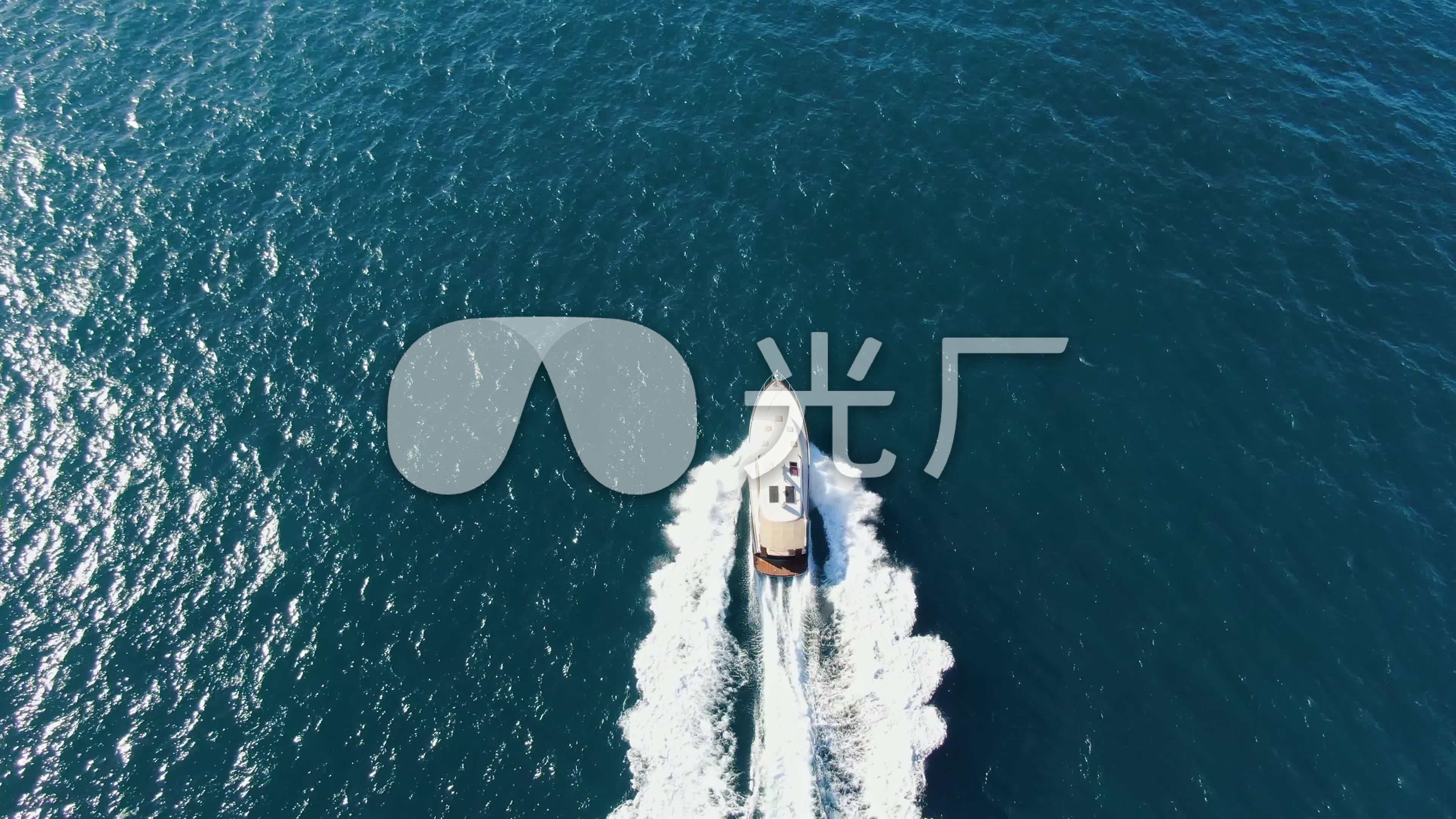 X游艇 出海 航行 海面 实拍