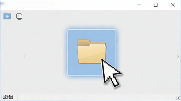 WinMend Folder Hidden 拖拽文件夹至软件窗口的操作演示,鼠标指针拖动一个文件夹图标,界面高亮显示放置区域,背景为浅灰色,画面清晰直观