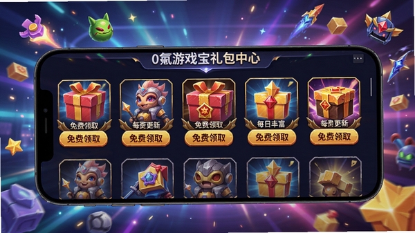 0���Ϸ��������Ľ��棬�ֻ���Ļ��չʾ���������Ϸ���ͼ�꣬ÿ�������ע�������ȡ����ť������Ϊ��ɫ��Ч����ϷԪ�أ�������ã�ͻ����Դ�ḻ��ÿ�ո���