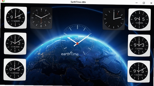 EarthTime����ʱ����������Ԥ�������ʱ��ʱ��������������䣬����Ϊ��ɫ�������ӰЧ�����������ִ���������Ⱦ
