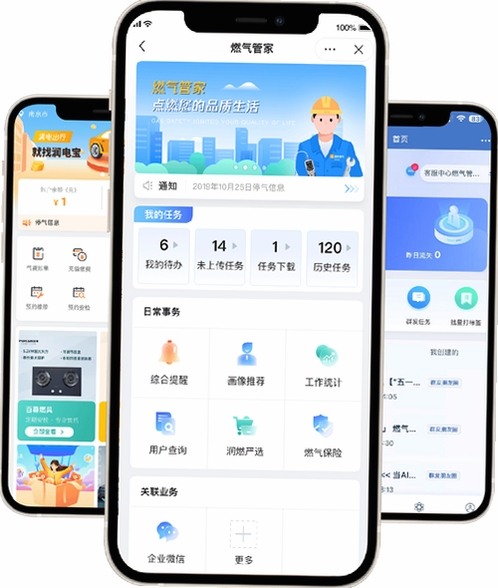 燃气管家记录运行截图