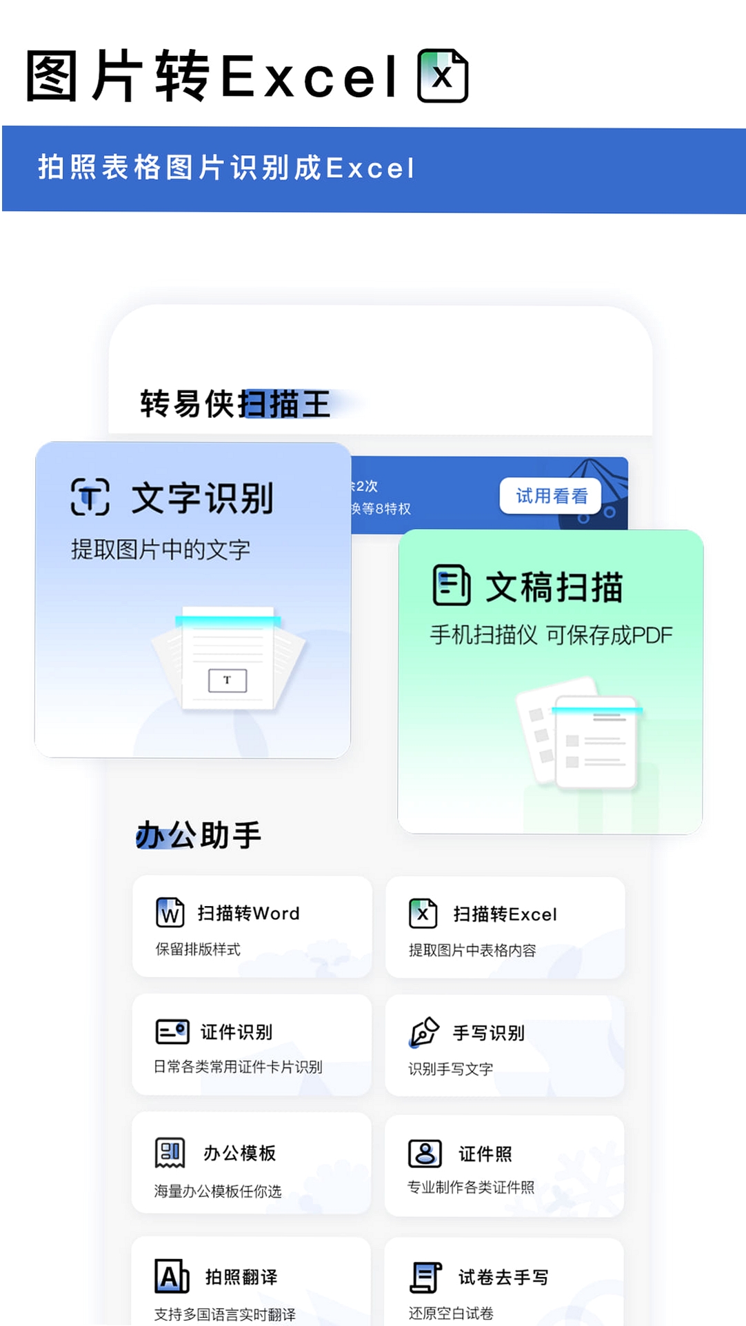 转易侠扫描王运行截图