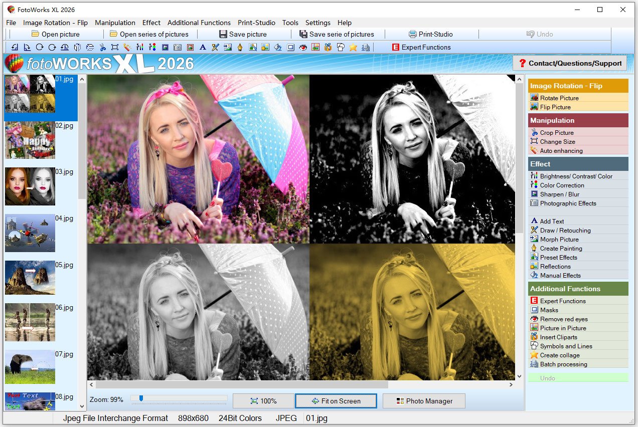 FotoWorks XL 2026中文激活版运行截图
