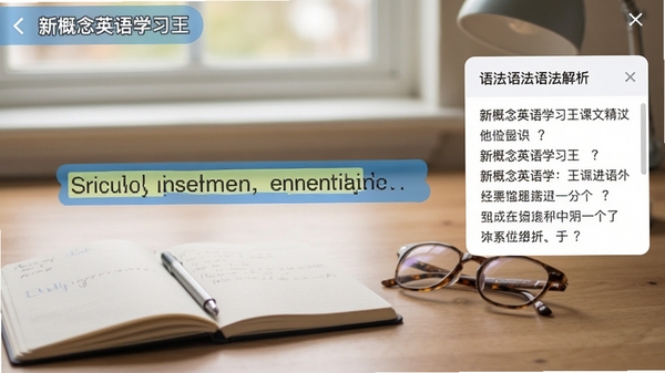 �¸���Ӣ��ѧϰ�����ľ������棬������ʾ��ǰ���ӣ��Ҳ൯���﷨������Ƭ������Ϊ��͵�ѧϰ���棬�бʼǱ����۾�