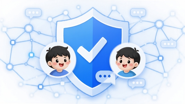 ����APP�罻��ȫ����ʾ��ͼ������չʾһ������ͼ�걣����������������Ŀ�ͨͷ�񣬱�����������������������ɫ������ɫ�Ͱ�ɫΪ�������ְ�ȫ�ɿ����罻����