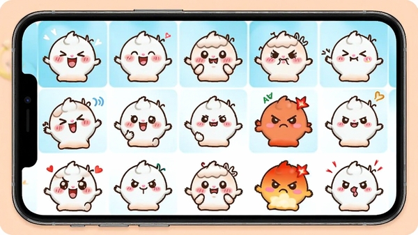 ����APP��ɫ�����չʾͼ����Ļ��չʾ���ɰ������迨ͨ����̬���飬������죬�п��ġ�������������״̬������ɫ�����ޣ�������࣬ͻ������ķḻ��Ȥζ��