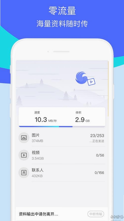新旧手机免费换机运行截图