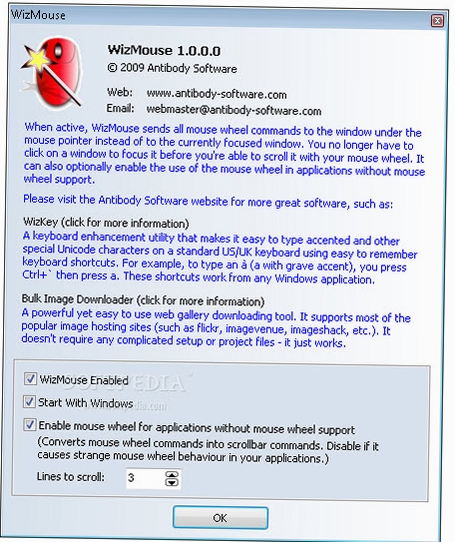 WizMouse运行截图