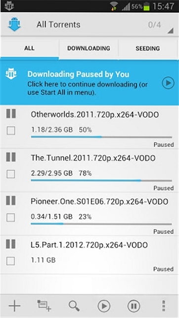 uTorrent�����������ع������н�ͼ