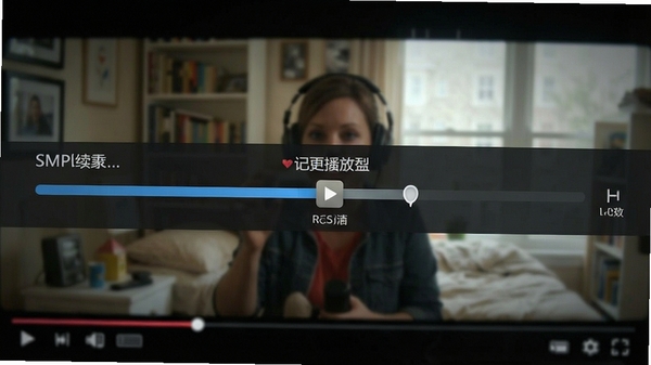 SMPlayer���䲥�Ź���ʾ�⣬��ʾ�������ϵĶϵ�������ǣ�����Ϊ��Ƶ���Ż���
