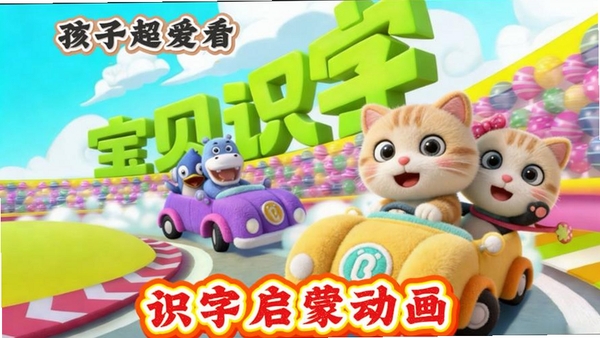识字乐园动画片 教育动画