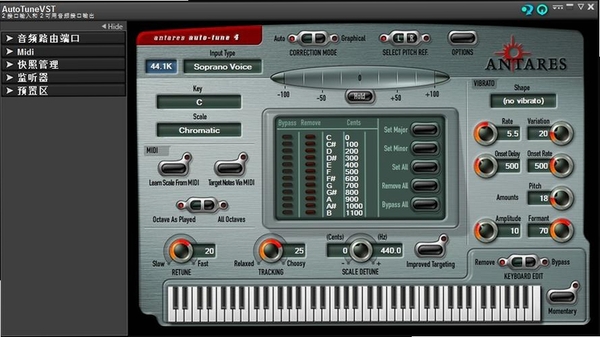 Antares Autotune DX���н�ͼ