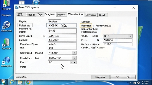 һ�ŵ�����Ļ��ͼ��д����Ļ����ʾ��DirectX��Ϲ��ߴ��ڣ���ѡ����������ɼ������ָ����ָ����ʾ��ѡ������ڱ���ΪWindowsϵͳ���棬���������������ص�ͻ����Ϲ��ߵĸ��������������Ⱦ