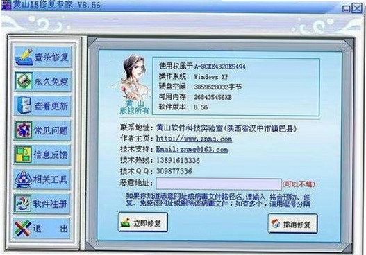 IE优化修复专家运行截图