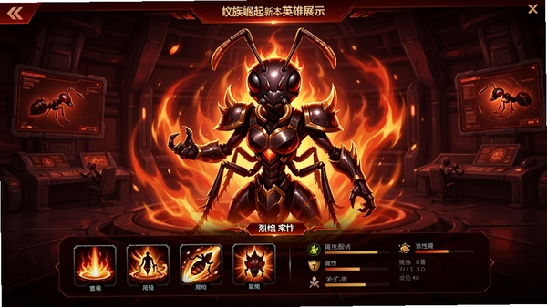 ���������°汾Ӣ��չʾ���棬����������ȫ�µ������Ϻ�Ӣ�����棬��Χ�����Ż��ɫ��Ч���·��Ǽ���ͼ����������壬�����ǳ����Ƽ��е��ϳ�ָ�����ģ�ɫ��ƫ���죬ͻ��Ӣ�۵�ϡ����ǿ��