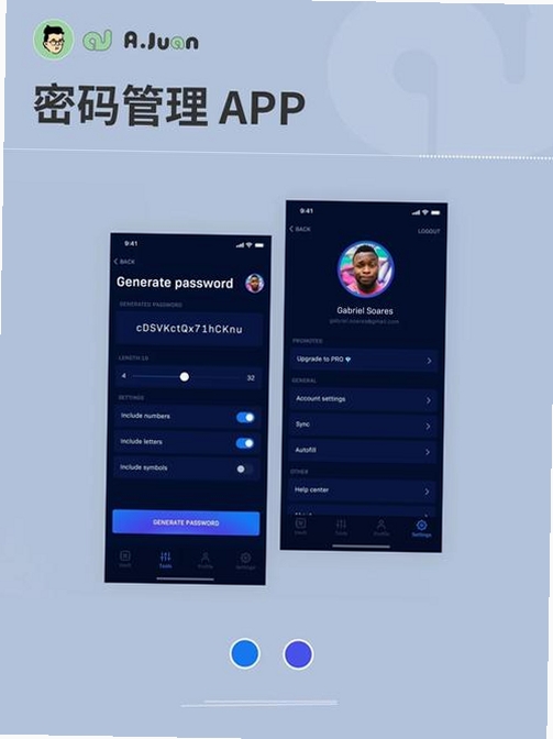 蓝密码助手运行截图