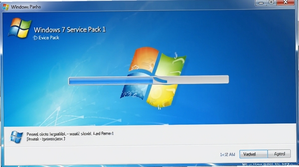 Windows 7 Service Pack 1 ��װ����Ԥ��ͼ������������ʾ��װ������������Ϊ������ɫ����Ӫ���רҵ���ȶ���ϵͳ������Χ