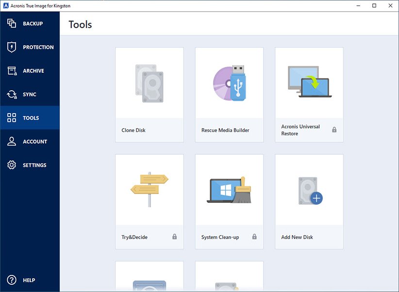 acronis true image 2025中文完整版运行截图