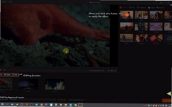 Aiseesoft Slideshow Maker运行截图