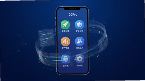 A100Pro Ӧ��������չʾ������Ϊ����ɫ����Ƽ��з���ֻ���Ļ���У���ʾ�����Ǳ���ʽ����ͼ�꣬�����������١���ȫ��⡢�ļ����������繤�ߵȣ���Χ�а�͸�������������������������ִ���רҵ��ͻ�������ĸ�Ч�����ܣ�����������ɫ������������3D��ȾЧ��