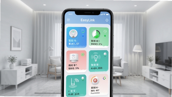 EasyLink����������Ԥ��ͼ���ֻ���Ļ����ʾ��������豸����״̬��Ƭ������Ϊ����ǳ��ɫ���ܼҾӻ������������ִ��Ҹ��пƼ��У����й�ͼ��ɫ����������