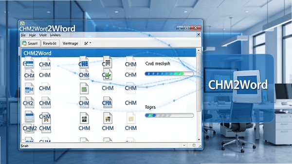 CHM2Word��������ת�����ܽ��棬���CHM�ļ��������б��У�ת����������̬��ʾ������Ϊ�ִ��칫������ɫ������ɫ�Ͱ�ɫΪ�������ָ�Ч��ݣ����������������CHM2Word���߷ֱ��ʣ���Ʒ��ͼ���