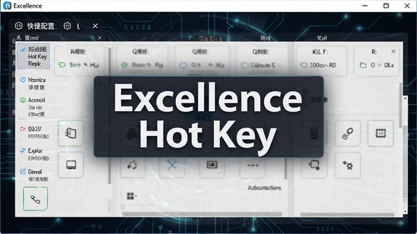 Excellence Hot Key����������Ԥ��ͼ��չʾ����ֱ�۵Ŀ�ݼ�������壬����Ϊ��ɫ�Ƽ�����������������ͻ����������Excellence Hot Key��������רҵ���ִ�