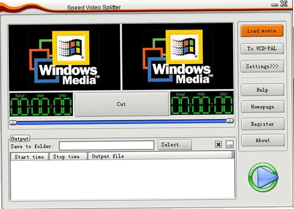 SpeedVideoSplitter视频分割工具运行截图