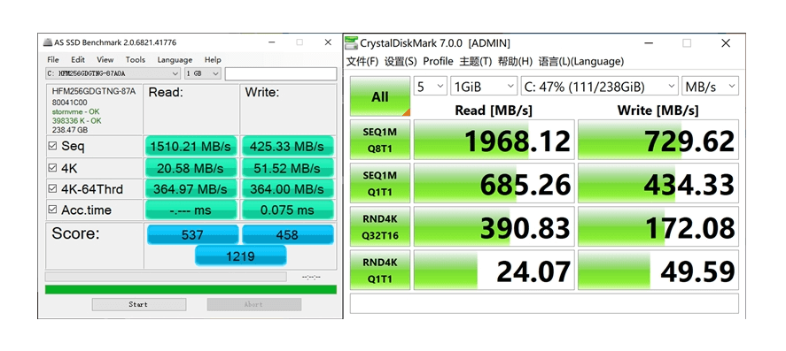 ASSSDBenchmark 优化固态硬盘4K对齐驱动