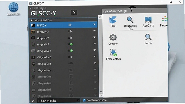 �ع��ƶ�Ӳ�̼���������GLSCC-Y���������ͼ��չʾ�������岼�֣����Ϊ���������б����Ҳ�Ϊ����������������Ϊǳ��ɫ���滷����ͼ������������ִ����