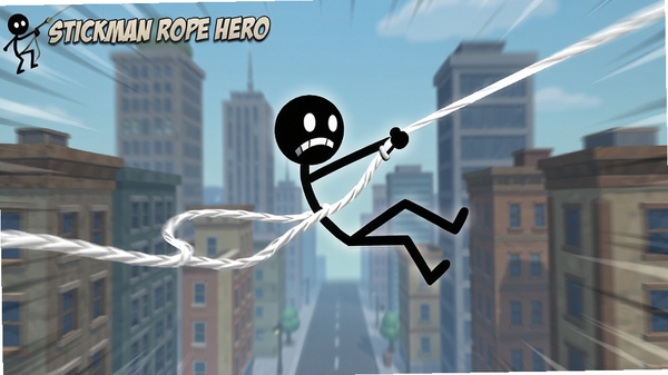 Stickman Rope Hero �����ڵ��淨չʾ������������ڳ��и�¥�����������ɵ����������ְ�ɫ���ߣ�����������չ�������黯ͻ�����ǣ���������ٶȸУ�������Ϸ�ĺ��������淨