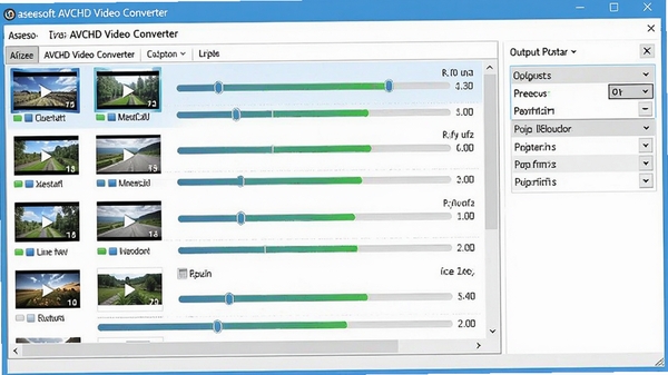 Aiseesoft AVCHD Video Converter����ת���������н��棬�����Ƶ�ļ��������б��У�������ͬʱ�ƽ����Ҳ���ʾ�����ʽѡ�������������